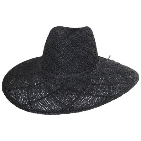 Black Straw Hats at Village Hat Shop