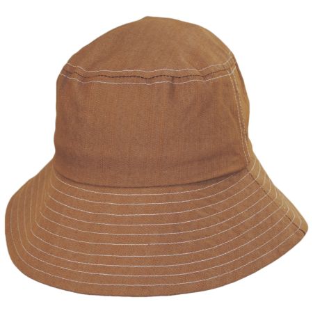 Chambray Cotton Bucket Hat alternate view 9