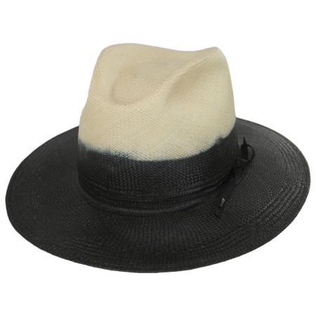 Bailey Rask Gradient Panama Straw Fedora Hat