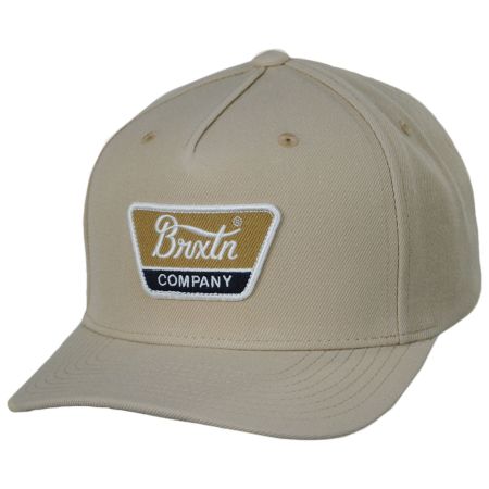 Brixton Hats Linwood C MP Snapback Baseball Cap - Desert