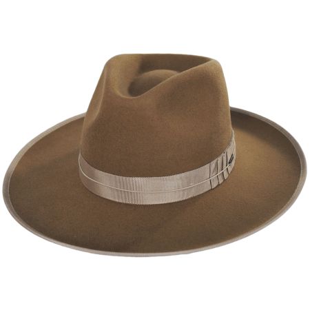 Brixton Hats Reno Wool Felt Fedora Hat - Bronze