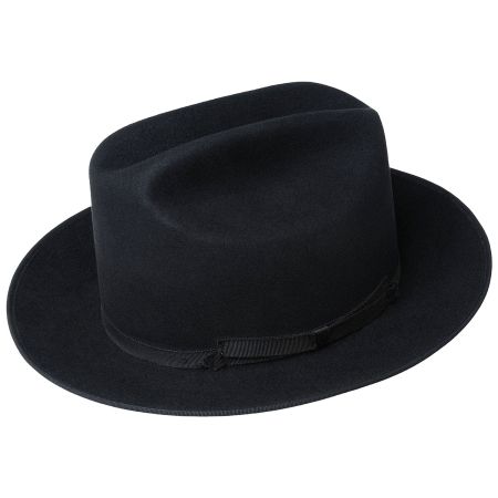 Bailey Architect Fur Felt Cattleman Western Hat - Black