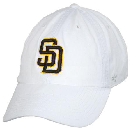 47 Brand San Diego Padres MLB Home Clean Up Strapback Baseball Cap Dad Hat