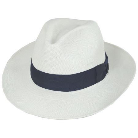 Bigalli Mikonos Panama Straw Fedora Hat