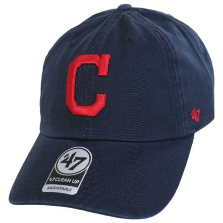 Cleveland Guardians MLB Clean Up Strapback Baseball Cap Dad Hat