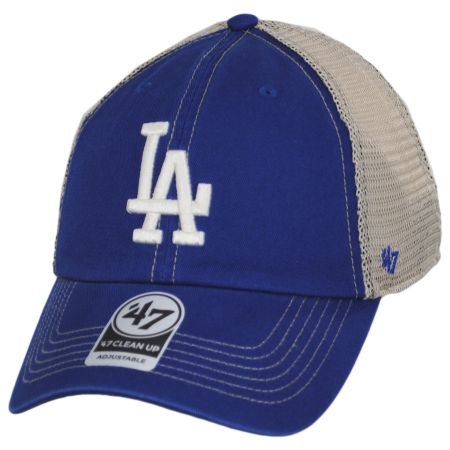 47 Brand Los Angeles Dodgers MLB Trawler 47 Mesh Clean Up Snapback Baseball Cap