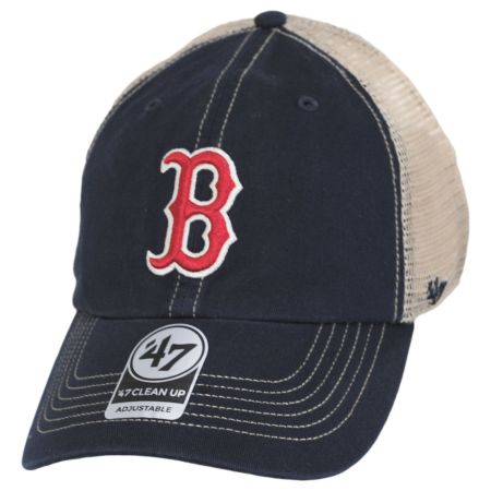 47 Brand Boston Red Sox Trawler 47 Mesh Clean Up Snapback Baseball Cap