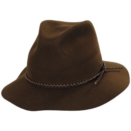 Brixton Hats Freeport II Wool and Leather Fedora Hat