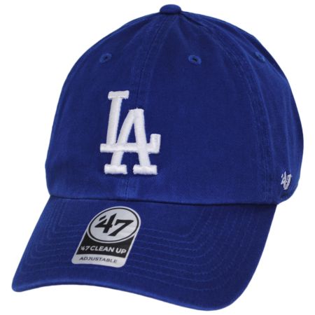 47 Brand Los Angeles Dodgers MLB Clean Up Strapback Baseball Cap Dad Hat