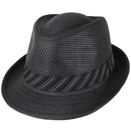 Dorfman Pacific Company Stingy Brim Toyo Straw Fedora Hat