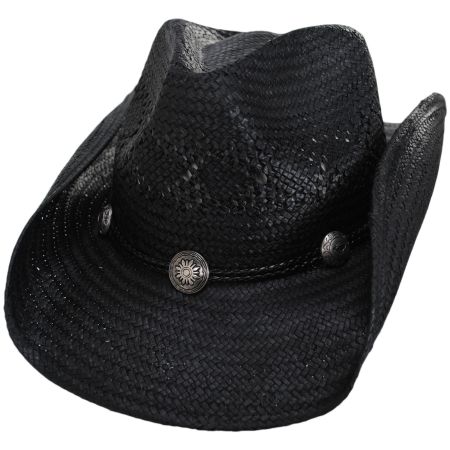 Peter Grimm Rory Vent Crown Drifter Toyo Straw Western Hat