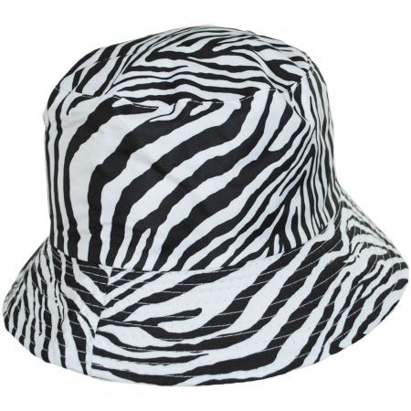 Peter Grimm Zebra Fabric Reversible Bucket Hat