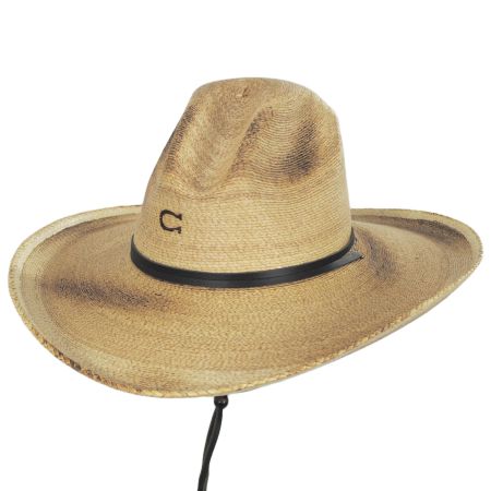 Charlie 1 Horse Ride or Die Palm Straw Gus Western Hat
