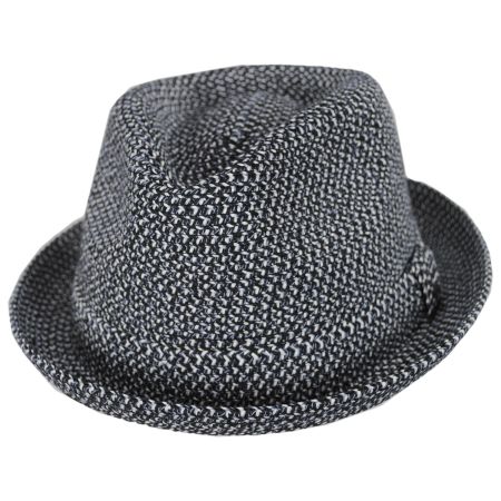 Billy Toyo Straw Braid Fedora Hat - Gray