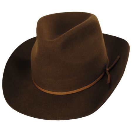 Brixton Hats Duke Wool Felt Cowboy Hat - Coffee