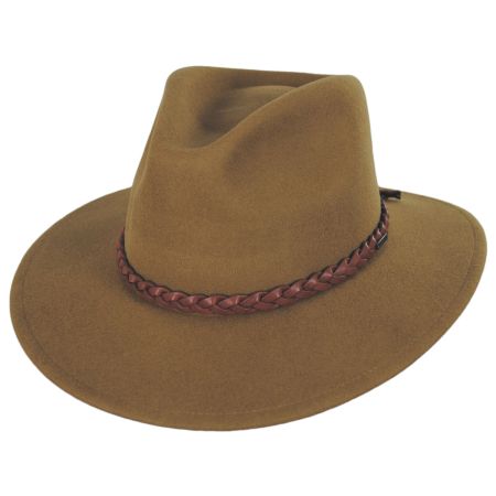 Messer Wool Felt Western Fedora Hat - Bronze alternate view 5