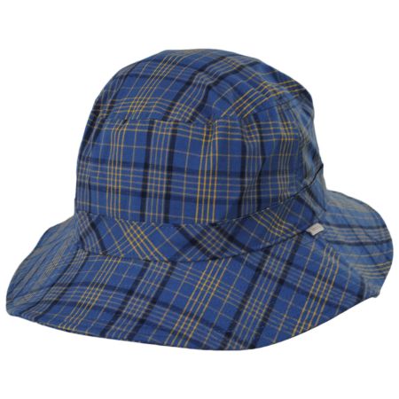 Petra Packable Cotton Blend Plaid Bucket Hat alternate view 17