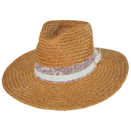 Goorin Bros Boa Vida Palm Straw Fedora Hat
