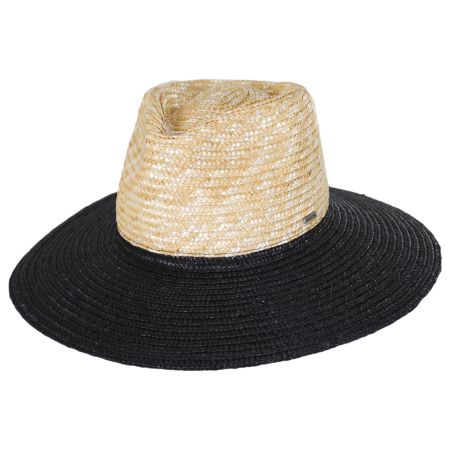 Joanna Festival Wheat Straw Fedora Hat