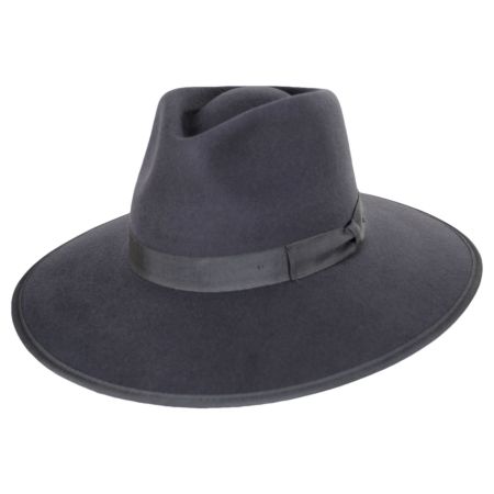 Jo Wool Felt Rancher Fedora Hat