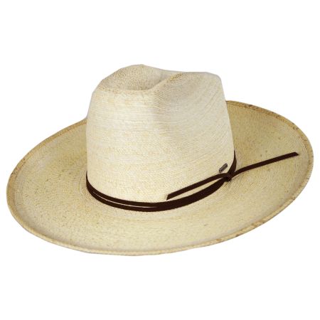 Brixton Hats Sedona Reserve Palm Straw Cowboy Hat - Natural