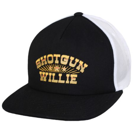 Brixton Hats Willie Nelson Shotgun MP Mesh Trucker Snapback Baseball Cap
