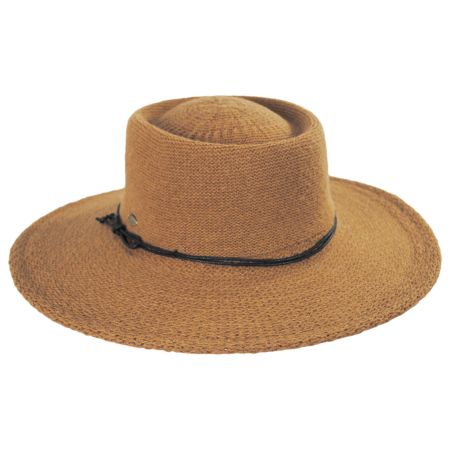 Scala Firrella Knit Wool Blend Gaucho Hat