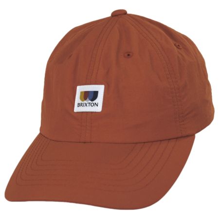 Brixton Hats Alton LoPro Strapback Baseball Cap - Burnt Orange