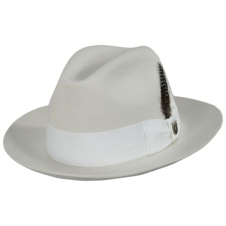 Stacy Adams Cannery Row Wool Felt Fedora Hat