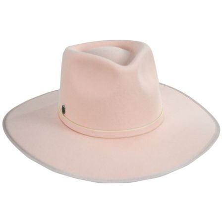 Biltmore Vintage Couture Hard Candy Wool Felt Rancher Fedora Hat