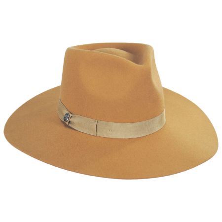 Vintage Couture Celebration Wool Felt Rancher Fedora Hat alternate view 9