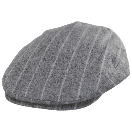 Baskerville Hat Company Regency Wool Pinstripe Ivy Cap