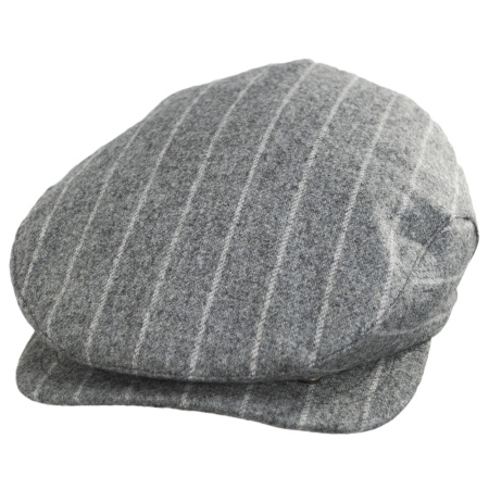  B2B Baskerville Hat Company Adelphi Wool Pinstripe Square Bill Ivy Cap