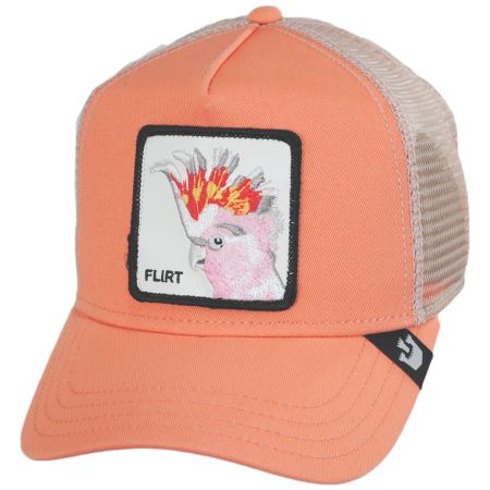 Unisex Animal Mesh Trucker Hat Snapback Embroidered Patch Baseball Caps, LV-RD1  