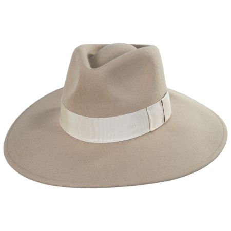 Brixton Hats Joanna Wool Felt Fedora Hat - Fawn