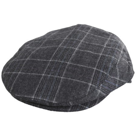  B2B Baskerville Hat Company Aldwych Wool Glenplaid Ivy Cap