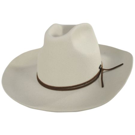 Brixton Hats Sedona Reserve Wool Felt Cowboy Hat - Off White