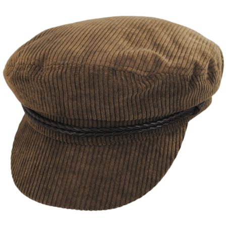 Brixton Hats Ashland Corduroy Fiddler's Cap - Desert