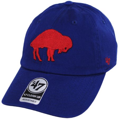 47 Brand Buffalo Bills NFL Clean Up Legacy Strapback Baseball Cap Dad Hat