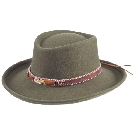 Belted Southwest Wool Felt Gambler Hat alternate view 5