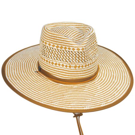Biltmore Vintage Couture Two Ghosts Toyo Straw Rancher Fedora Hat