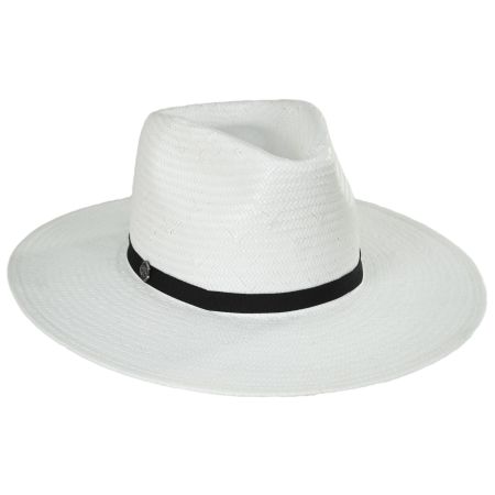 Biltmore Vintage Couture Fine Line Toyo Straw Fedora Hat