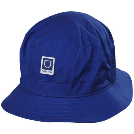 Brixton Hats Beta Cotton Packable Bucket Hat - Ocean Blue