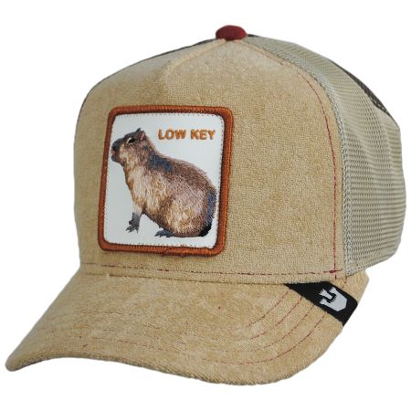 Goorin Bros Best Mate Capybara Mesh Trucker Snapback Baseball Cap