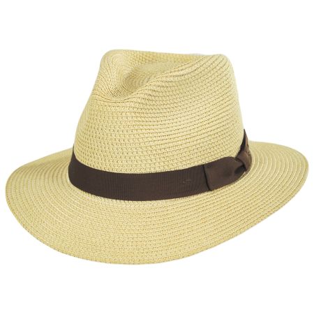 Brixton Hats Rio Toyo Straw Safari Fedora Hat