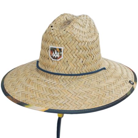 Hemlock Hat Co Mariner Rush Straw Lifeguard Hat