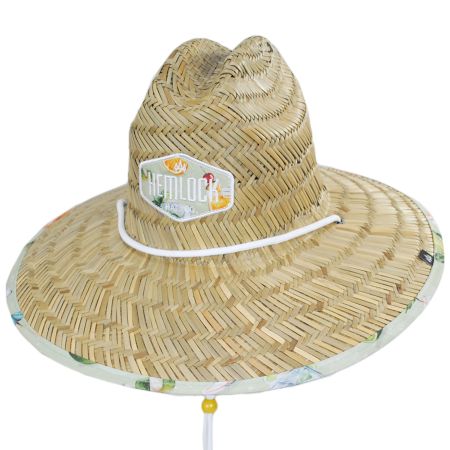 Hemlock Hat Co Vic Rush Straw Lifeguard Hat