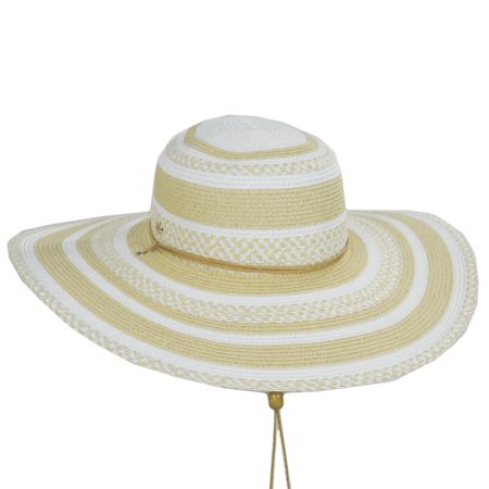 Cappelli Straworld Yuri Toyo Straw Striped Swinger Hat