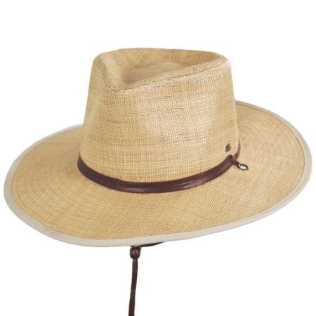 Scala Sandy Cay Raffia Straw Outback Hat
