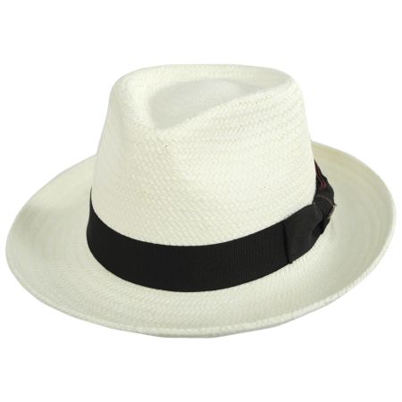 Scala Botanic Toyo Straw Fedora Hat